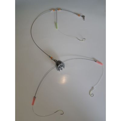 Оснастка Spro морская 2-Hook Flatfish/Eel rig 80см № 1/0: купить в Golden Catch