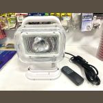 Прожектор ксенон с дистанционным управлением белый корпус, пульт 12V